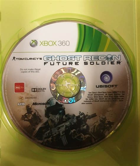 Ghost Recon Future Soldier Tom Clancy Microsoft Xbox 360 Game Disc