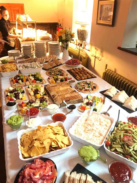 Get all those images of hungry guests, long buffet tables filled with bland dishes, and equally long lines out of your head. Wedding Package Evening Buffet menu, choose any 6 items - Weddings in Wales at Craig y Nos Castle