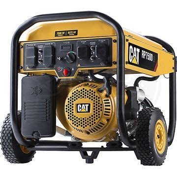Cat portable generator rp3600 quick reference manual (#529tph). CAT RP7500E - 7500 Watt Electric Start Portable Generator ...
