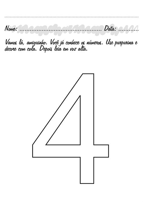 Atividade Do Numeral 4