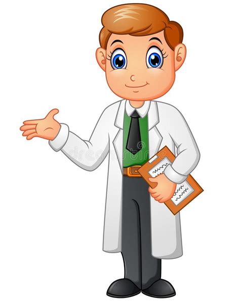 Happy Young Doctor Cartoon Isolated On White Background ... Affordable and search from millions of royalty free images, photos and vectors.