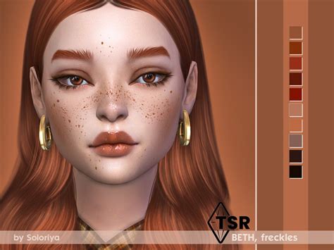 Sims 4 Maxis Match Freckles Peatix