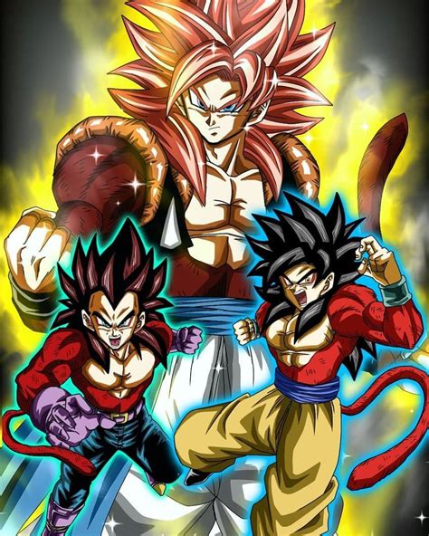 Ssj4 Goku And Ssjb Vegeta Wallpapers Wallpaper Cave