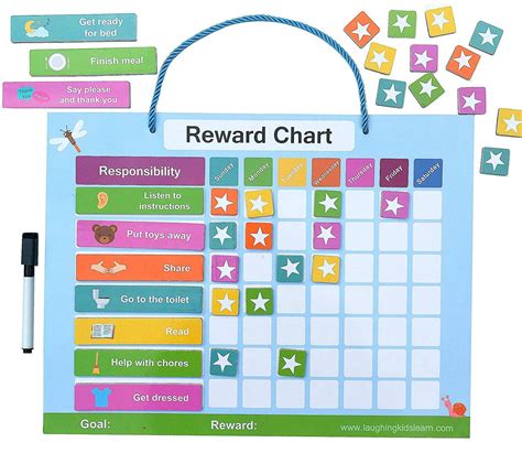 Magnetic Reward Chore Chart For Kids Teaches Your Child