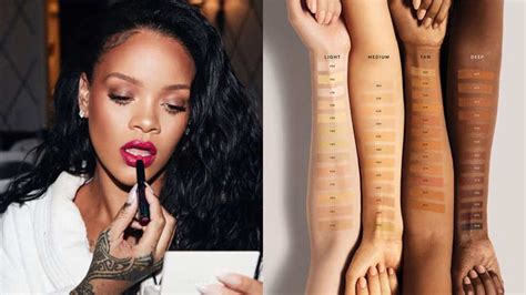Rihannas Fenty Beauty Ranks Highly In Top 11 Most Inclusive Makeup
