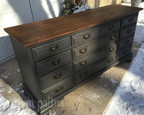 Beautiful dresser, painted black and lightly distressed. Urban Patina: Authentically Crafted Home + Gift: Debonaire ...