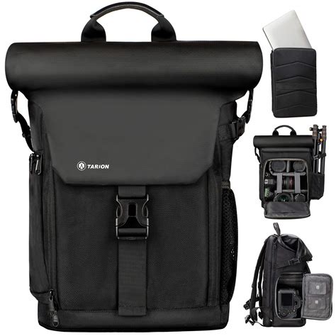 Buy Tarion Camera Backpack Rolltop Photography Backpack With Removable