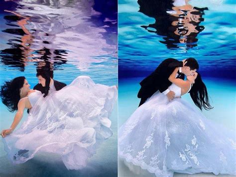 These Stunning Underwater Wedding Photos Are One Of A Kind Incredible