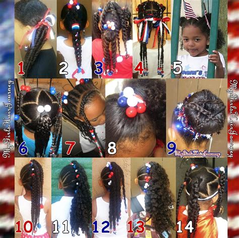 Patriotic Kids Hairstyles Hairdo Braided Hairstyles