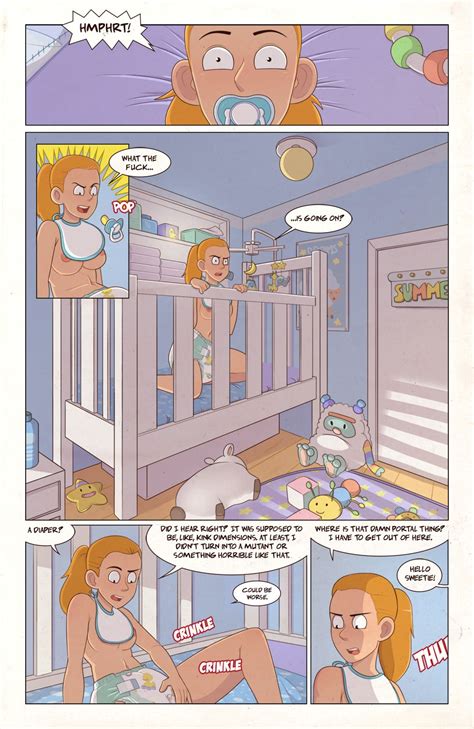 Untitled Diaper Girl Rick And Morty Comic Diaper