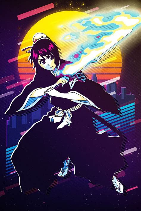 Momo Hinamori Poster By 80sretro Displate Anime Bleach Poster