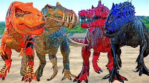 Max Level 40 T Rex Vs Black Blue I Rex Dinosaurs Fight And Escape 🌍 Jurassic World Evolution Youtube