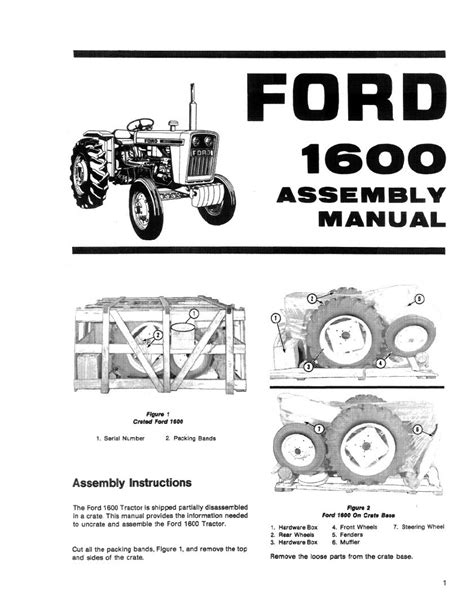 Ford 1600 Tractor Manual Farm Manuals Fast