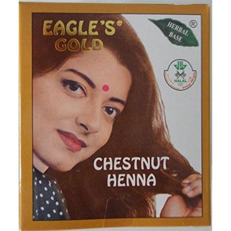 4 Boxes 10gm X 6pcs Eagles Gold Chestnut Henna Hair Colour Color