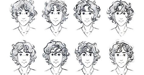 Anime Boy Messy Hair Drawing Reference ~ Anime Curly Hair Boy Hair