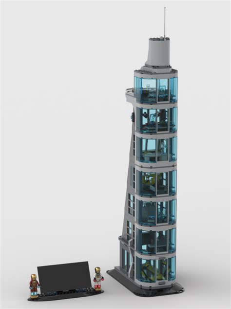 Lego Moc 7 Storey Avengers Tower By Gameboy76 Rebrickable Build