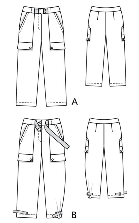 Cargo Trousers 082019 120b Sewing Patterns