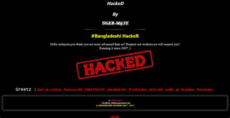 Penggodam Bangladesh Serang Laman Web Dan Blog Malaysia