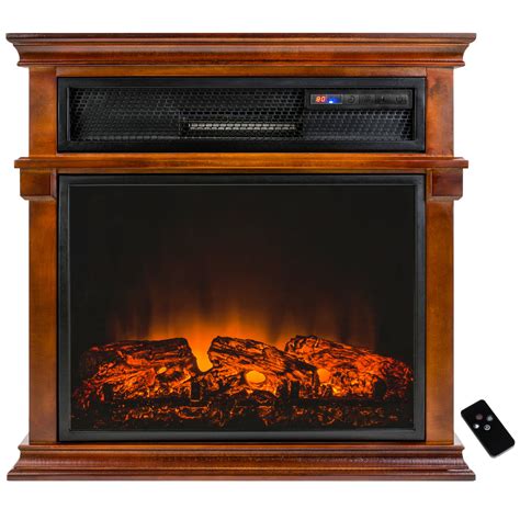 Akdy Fp0059 29 Freestanding Electric Fireplace Heater Stove W Wooden