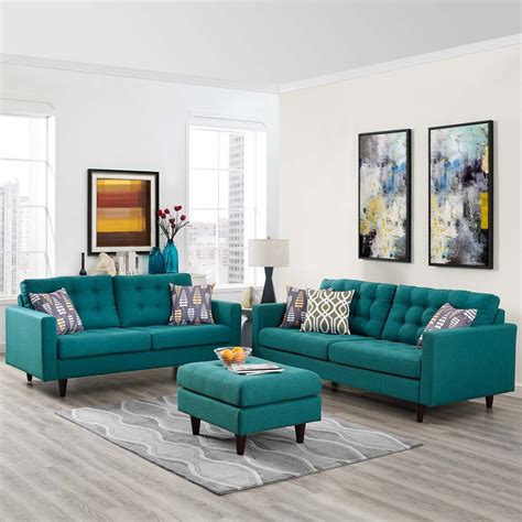 Modway Empress Sofa And Loveseat Set Of 2 Multiple Colors Walmart
