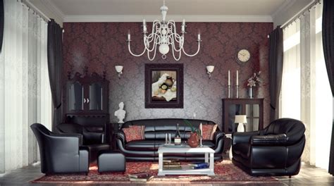 Pola wallpaper halus dengan tampilan yang elegan. 17 Contoh Wallpaper Dinding Ruang Tamu Elegan | RUMAH IMPIAN