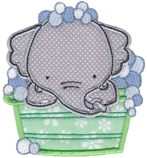 Elephants Appliqué 6 Products Swak Embroidery