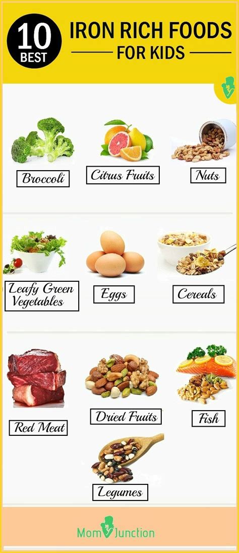 10 healthy foods that are great sources of iron. 13 Best Iron-rich Foods For Your Kids | Foods with iron ...
