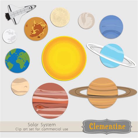 Solar System Clip Art Cliparts