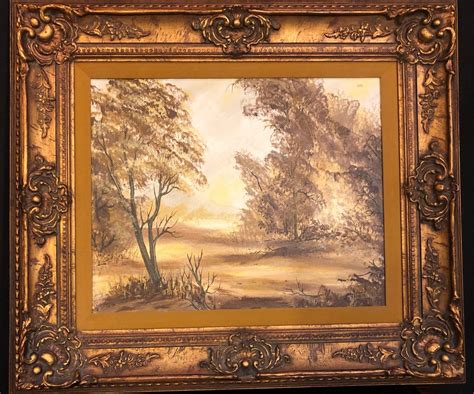 Lot Lee Reynolds Original Oil Painting On Canvas Of A Forest