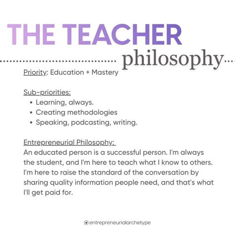 The Teacher Philosophy Video Values Education Teacher Resources