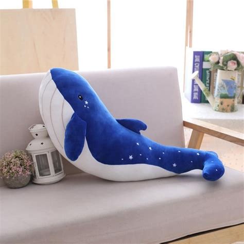 Large Starry Whale Dolphin Soft Stuffed Plush Toy Gage Beasley