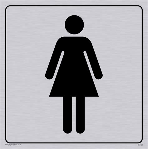 Female Toilet Symbol Toilet Door Sign From Safety Sign Supplies