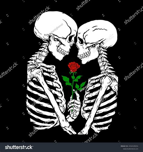 57 Vectores De Skeleton Kissing Girl Vectores Imágenes Y Arte Vectorial De Stock Shutterstock