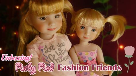 New Ruby Red Fashion Friends And Siblies Doll Unboxing Youtube