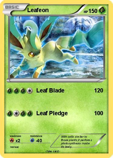 Pokémon Leafeon 498 498 Leaf Blade My Pokemon Card