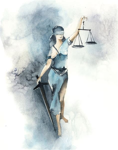 Impresión De Arte De Pared De Lady Justice Lawyers Office Etsy España