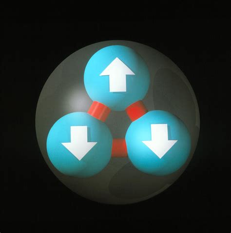 Art Of A Neutron Showing Constituent Quarks Photograph By Laguna Design