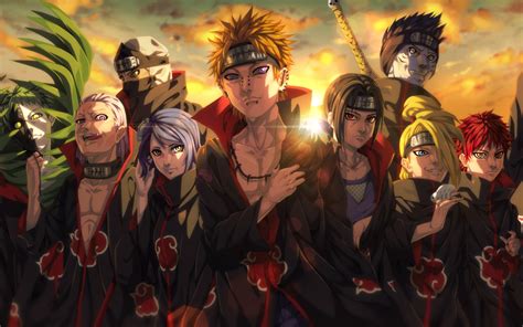 1920x1200 Resolution Akatsuki Organization Anime 1200p Wallpaper