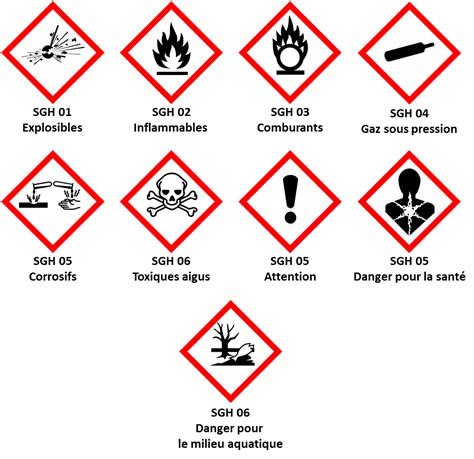 Pictogramme Danger Chimie