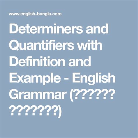 We did not find results for: Determiners and Quantifiers with Definition and Example ...