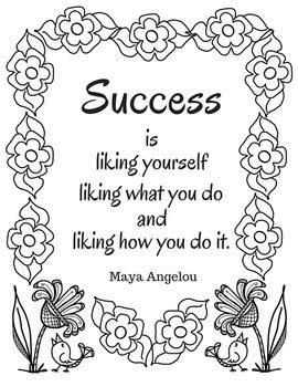 The iconic self, 2nd edition. Maya Angelou Pictures Printable Coloring Pages
