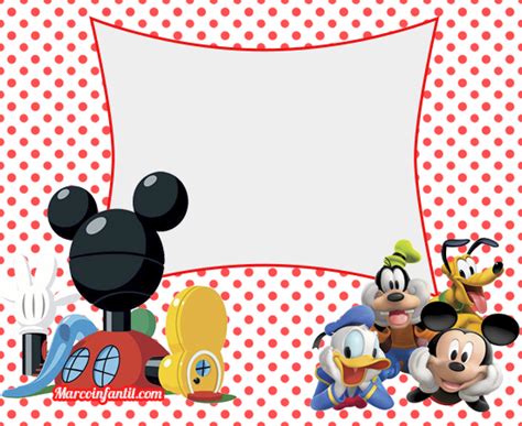 Marcos De Mickey Mouse Y Amigos Marcos Infantiles