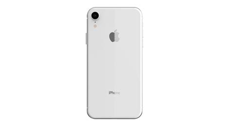 Apple Iphone Xr White 3d Model Cgtrader