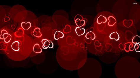 The 14th of february is fast approaching. Glowing Hearts Happy Valentines Day HD Desktop Wallpaper ...