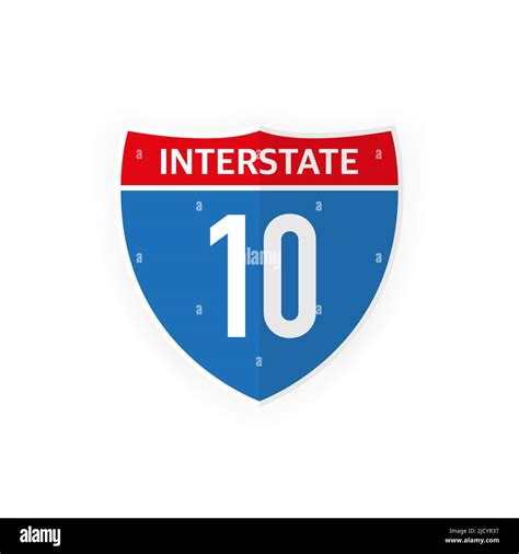 Interstate 10 Sign Hi Res Stock Photography And Images Alamy