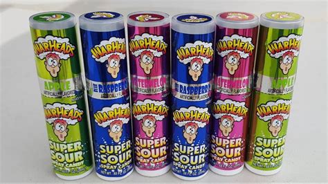 Warheads Super Sour Spray Candy Challenge Youtube