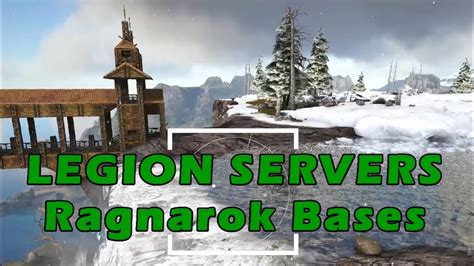 Ark Survival Evolved Ragnarok Bases Youtube