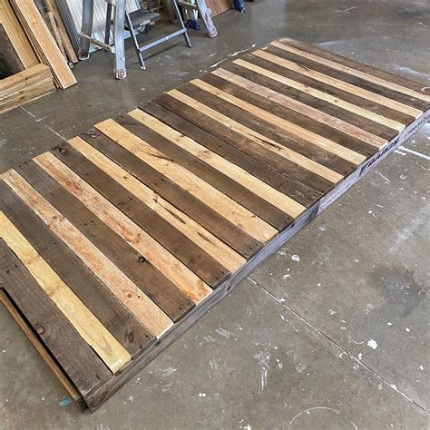 They look great in your kitchen and can protect your benchtops. How to build a pallet timber table | Bunnings Workshop community