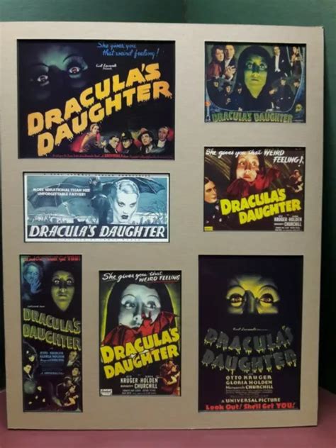 Vintage Movie Poster Display Dracula S Daughter 1936 V 1 V 2 40 00 Picclick