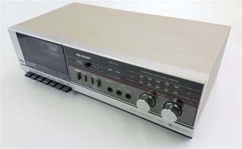 Sharp Stereo Cassette Deck Player Model Rt 310 S 1980s Hangar 19